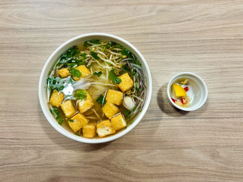 10. Phở tofu-polévka
